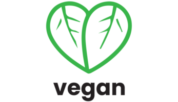 veganes Symbol auf transparentem Hintergrund png