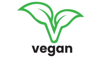 veganes Symbol auf transparentem Hintergrund png