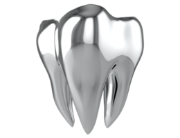 3d dental tänder isolerat på transparent bakgrund png