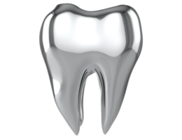 3D-Zahnzähne isoliert auf transparentem Hintergrund png