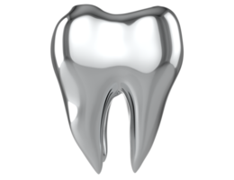 3d dentale denti isolato su trasparente sfondo png