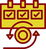 Daily Scrum Vector Icon Design