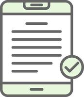 Digital Contract Vector Icon Design