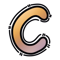 c lettre de l'alphabet png