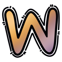 w alphabet buchstabe png