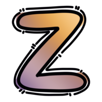 z lettre de l'alphabet png