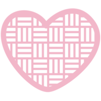 Cute Heart Doodle Decorations Collection png