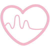 Cute Heart Doodle Decorations Collection png