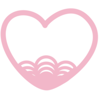 Cute Heart Doodle Decorations Collection png