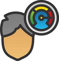 Mental Control Vector Icon Design
