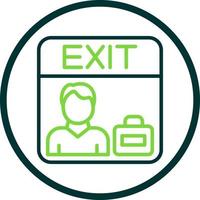 Exit Interview Vector Icon Design