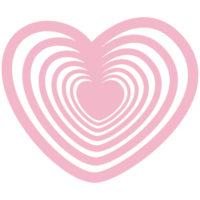 Cute Heart Doodle Decorations Collection png