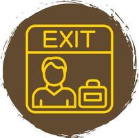 Exit Interview Vector Icon Design