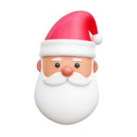 Santa Claus 3d icona rendere illustrazione png