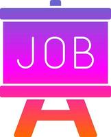 Job Board Vector Icon Design