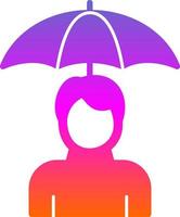 Individual Insurance Vector Icon Design
