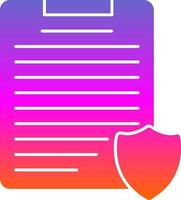 Insurance Coverage Vector Icon Design