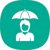 Individual Insurance Vector Icon Design