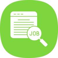 Job Vector Icon Design