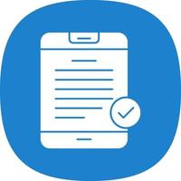 Digital Contract Vector Icon Design