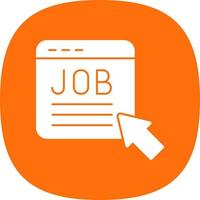 Job Posting Vector Icon Design