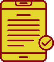Digital Contract Vector Icon Design