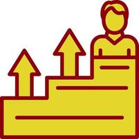 Career Growth Vector Icon Design