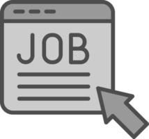 Job Posting Vector Icon Design