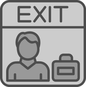 Exit Interview Vector Icon Design