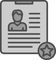 Good Resume CV Vector Icon Design