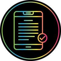Digital Contract Vector Icon Design