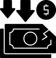 Bankruptcy Vector Icon Design