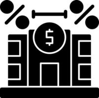 diseño de icono de vector de préstamo a valor