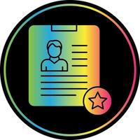 buen currículum cv vector icono diseño