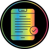 Digital Contract Vector Icon Design