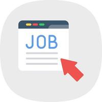 Job Posting Vector Icon Design