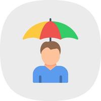 Individual Insurance Vector Icon Design