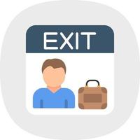 Exit Interview Vector Icon Design