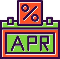 Annual Percentage Rate Vector Icon Design