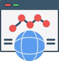 Stock Market Vector Icon Design