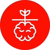 Mental Growth Vector Icon Design