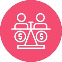 diseño de icono de vector de financiación de capital