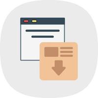 Landing Page Vector Icon Design