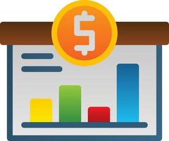 Cash Flow Projections Vector Icon Design