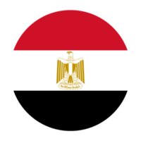 Egitto piatto arrotondato bandiera con trasparente sfondo png