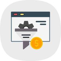 Conversion Rate Vector Icon Design