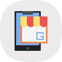 Google My Business Vector Icon Design