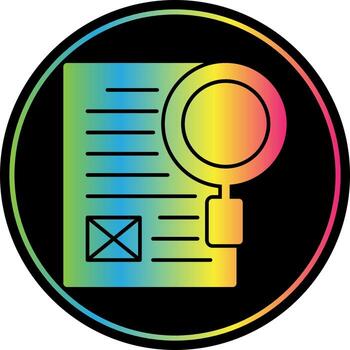 Latent Semantic Index Vector Icon Design