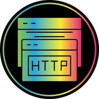 diseño de icono de vector de http