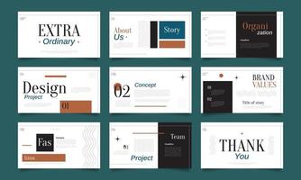 Elegant and Minimalist Presentation Design Templates. Use for Presentation, Branding, Flyer, Leaflet, Marketing, Advertising, Fashion, Banner, Cover and Website Design